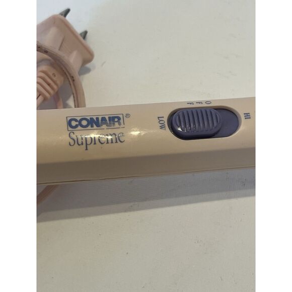 Conair Supreme Curling Iron Light Pink & Purple 2 Settings Tested Works 3/4" - Picture 4 of 4